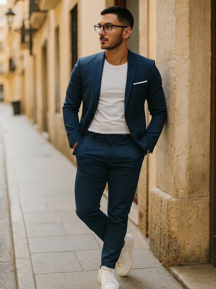 Elegancka męska suknia na wesele | Formalna