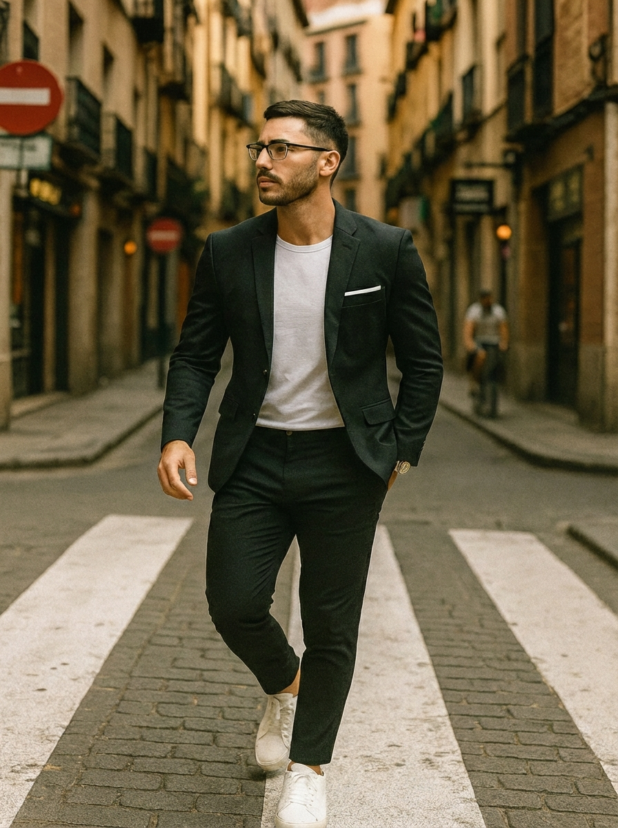 Elegancka męska suknia na wesele | Formalna