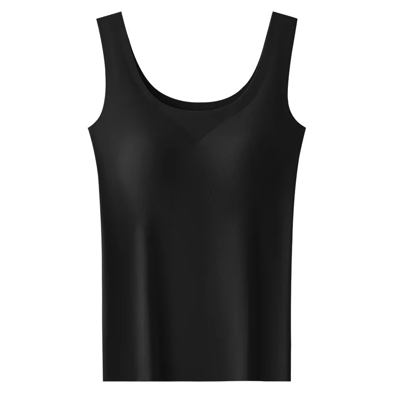 Seamless top med integreret bh
