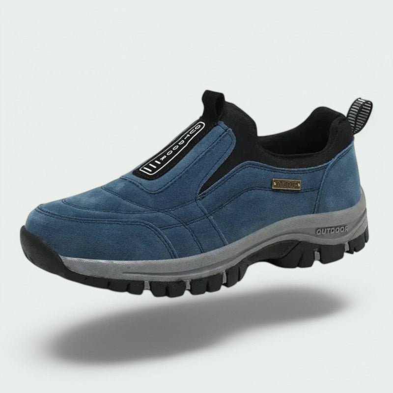 Pánské slip-on boty na chůzi – tlumená podpora a protiskluzová podrážka