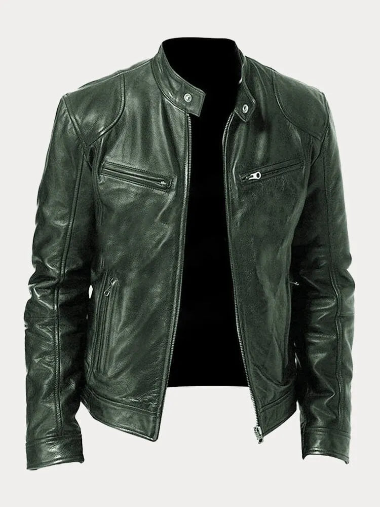 Rino - Giacca in Pelle Casual