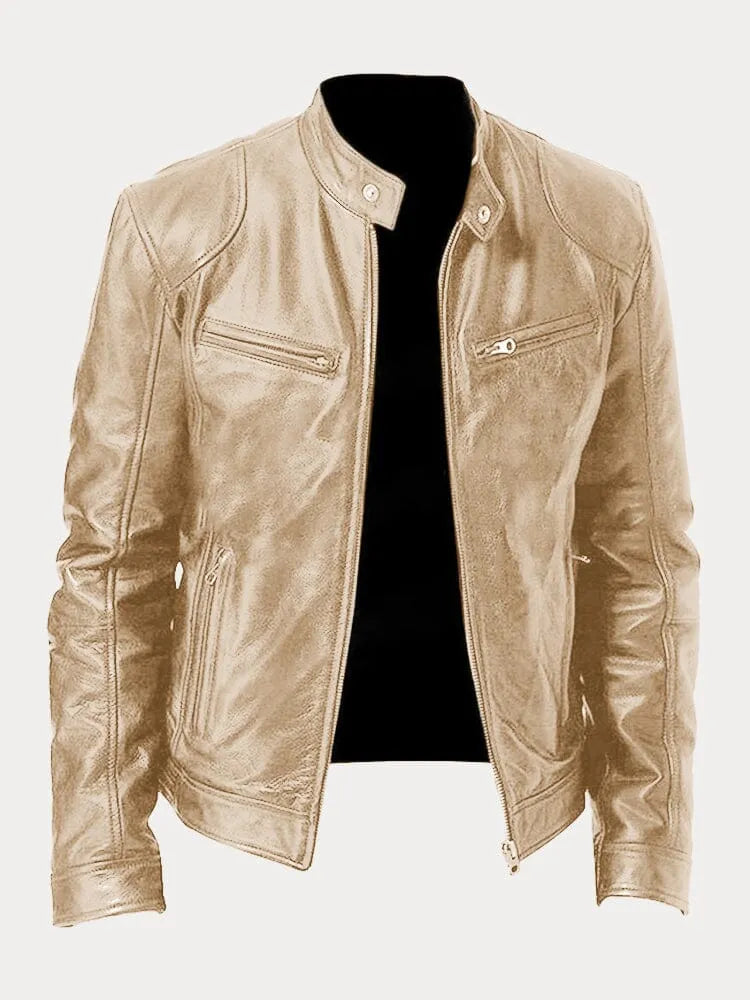 Rino - Giacca in Pelle Casual