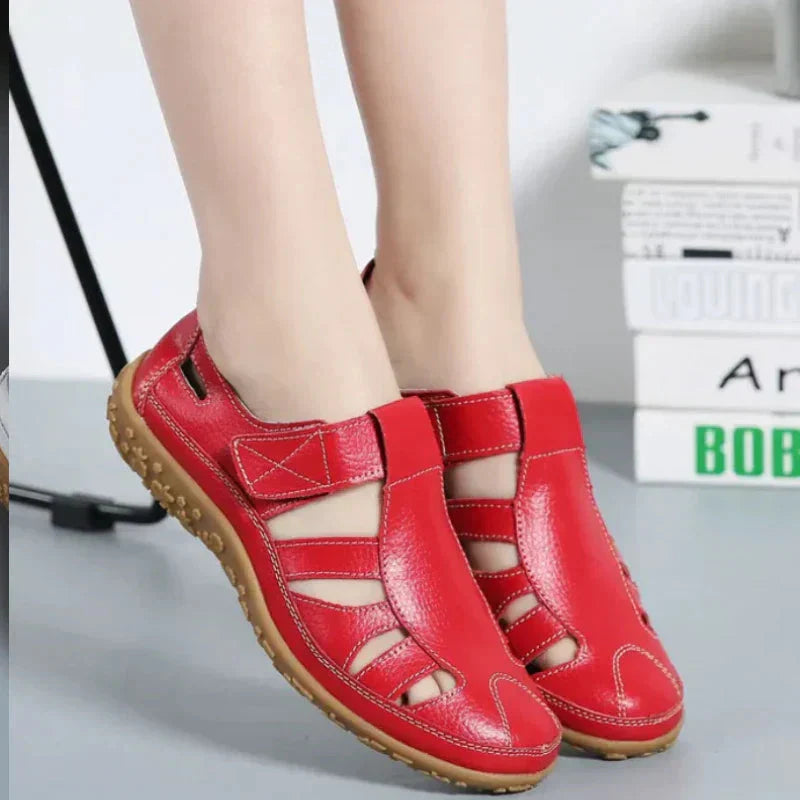 Sandali vintage in vera pelle