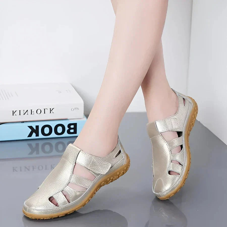 Sandali vintage in vera pelle