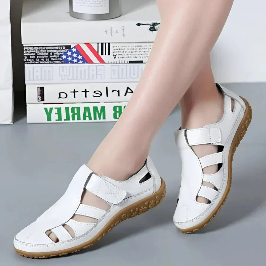 Sandali vintage in vera pelle