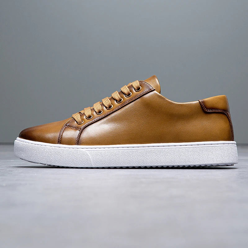 Kožené tenisky pro muže