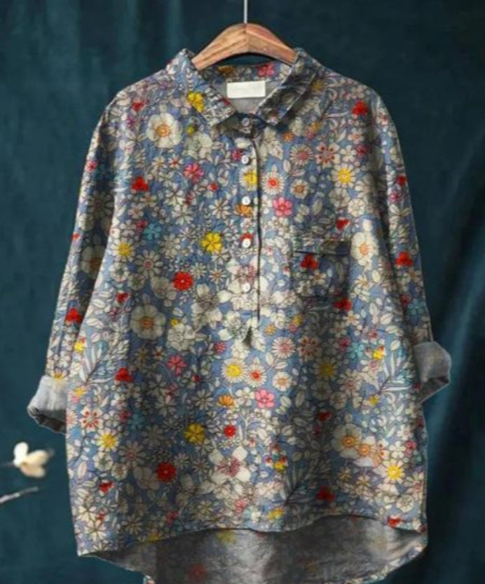 Blusa floreale elegante