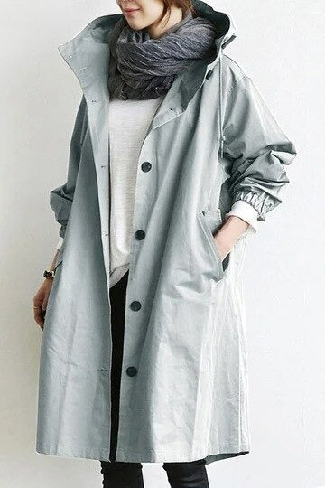 Tina - Elegant trenchcoat i bomuld