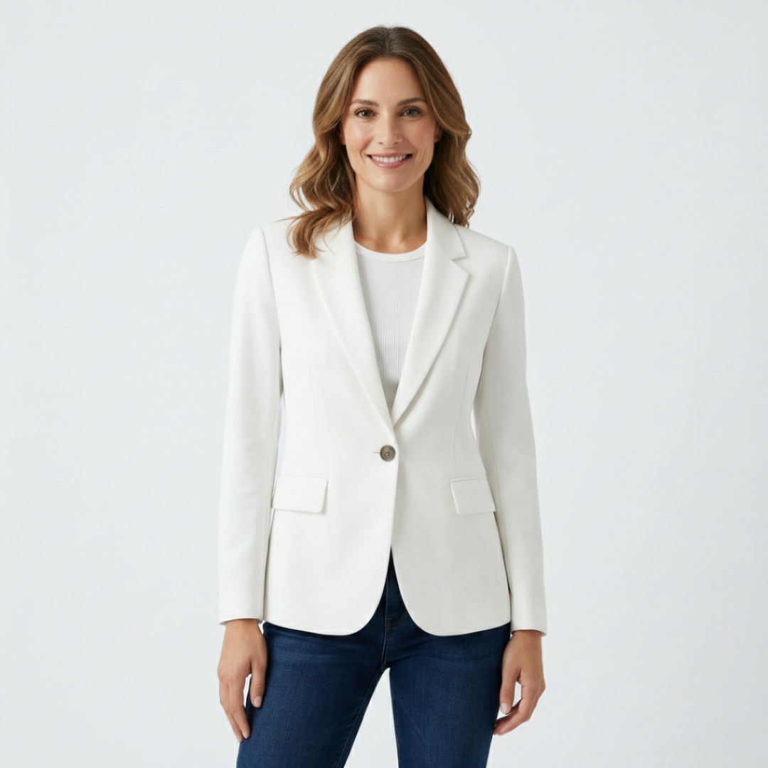 Sofía | Blazer para mujer con cierre de un botón y solapa clásica | Profesional