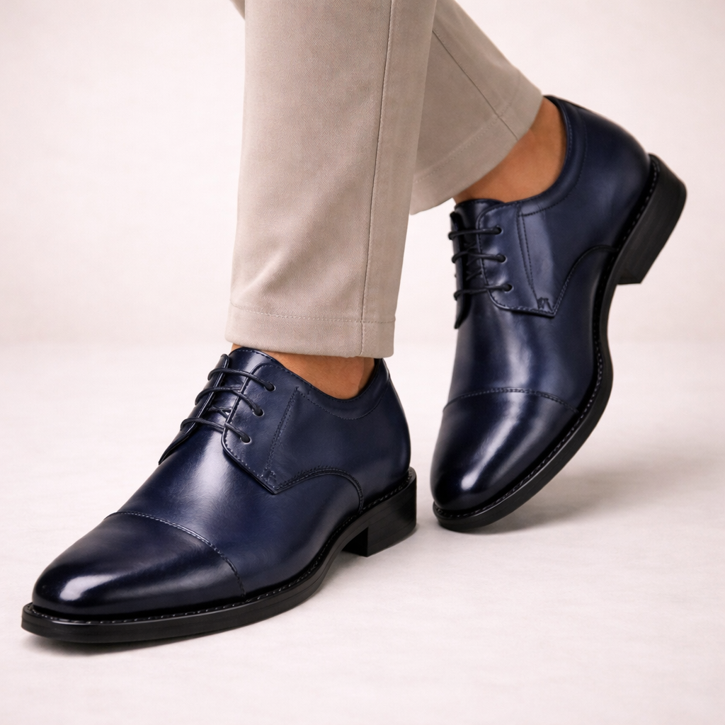 Scarpe Oxford Eleganti da Uomo con Allacciatura Classica