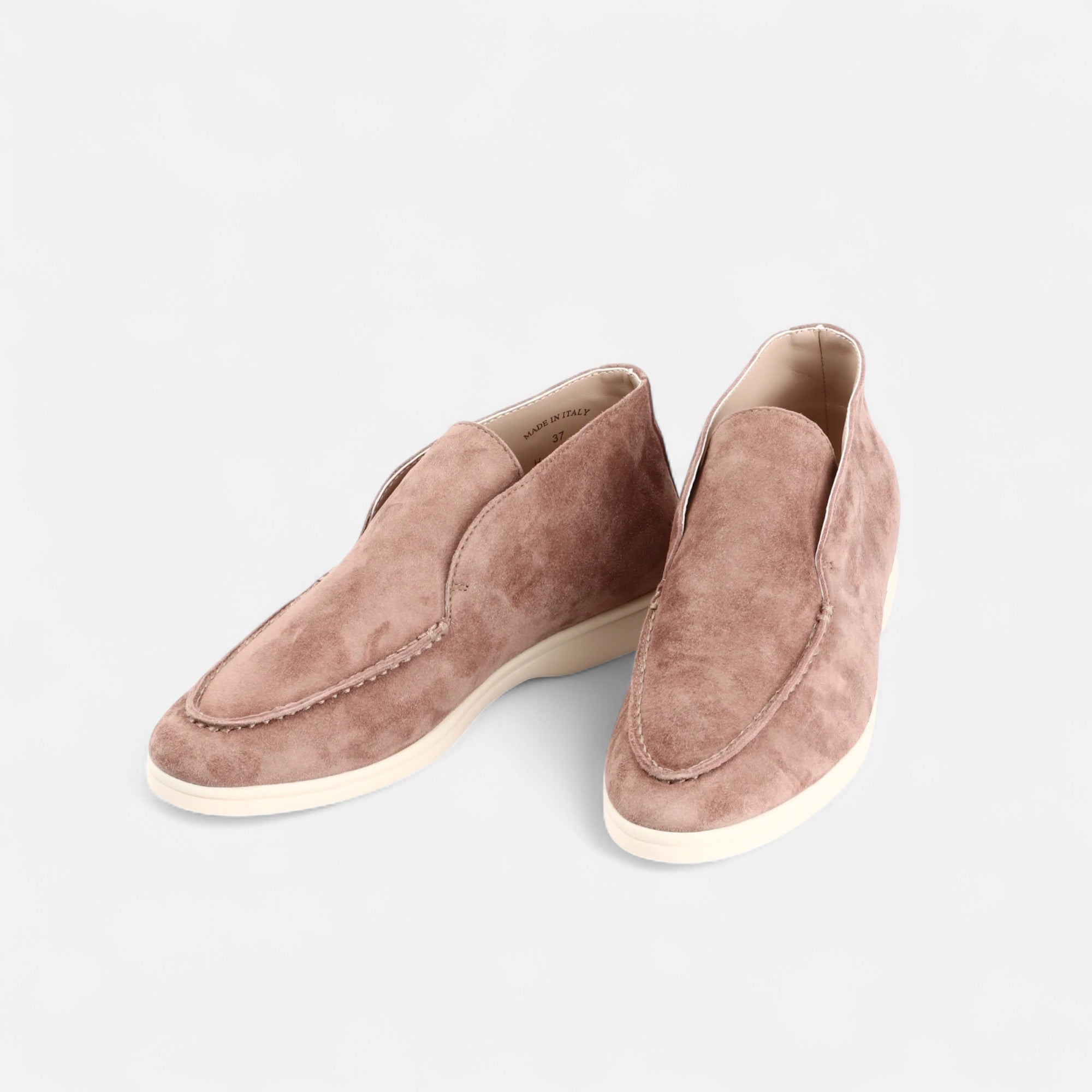 Men's Suede Mule Loafers - Heritage Camel