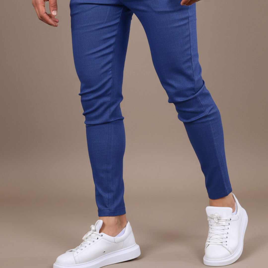 Unax | Men's Skinny Fit Chino Pants with Narrow Ankles, Side Pockets, and Belt Loops