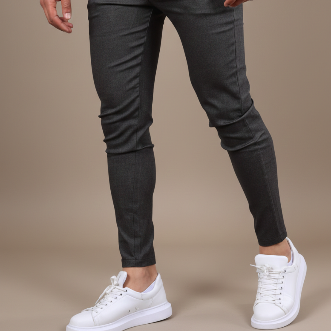 Unax | Men's Skinny Fit Chino Pants with Narrow Ankles, Side Pockets, and Belt Loops