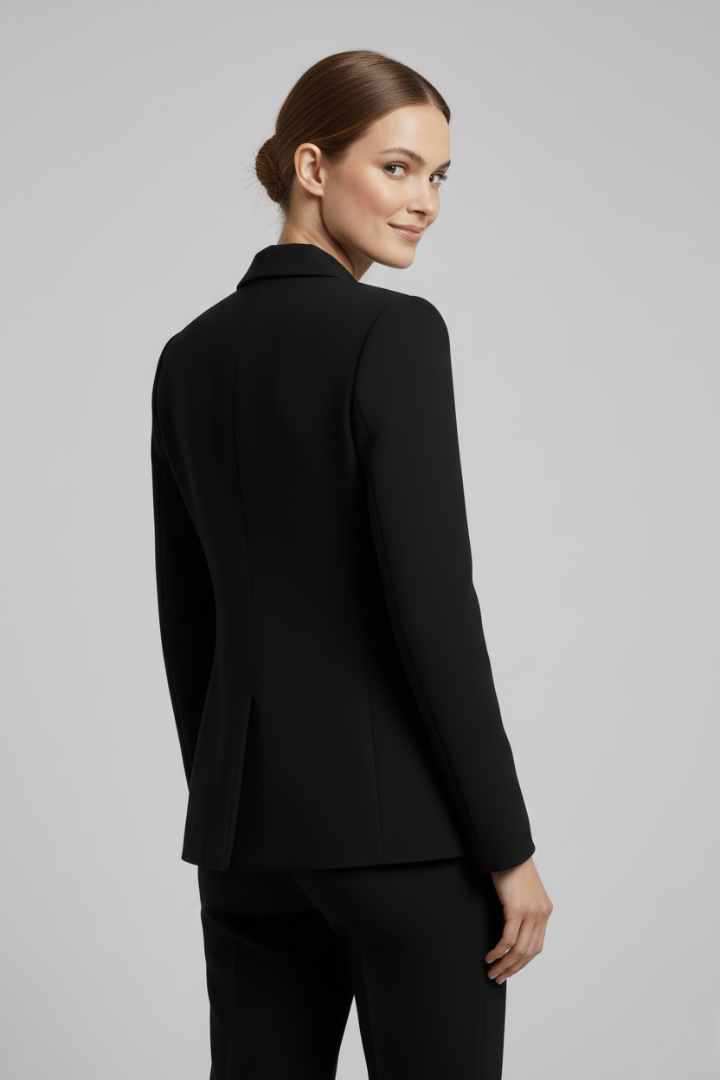 Blazer croisé pour femme | avec détails de boutons dorés
