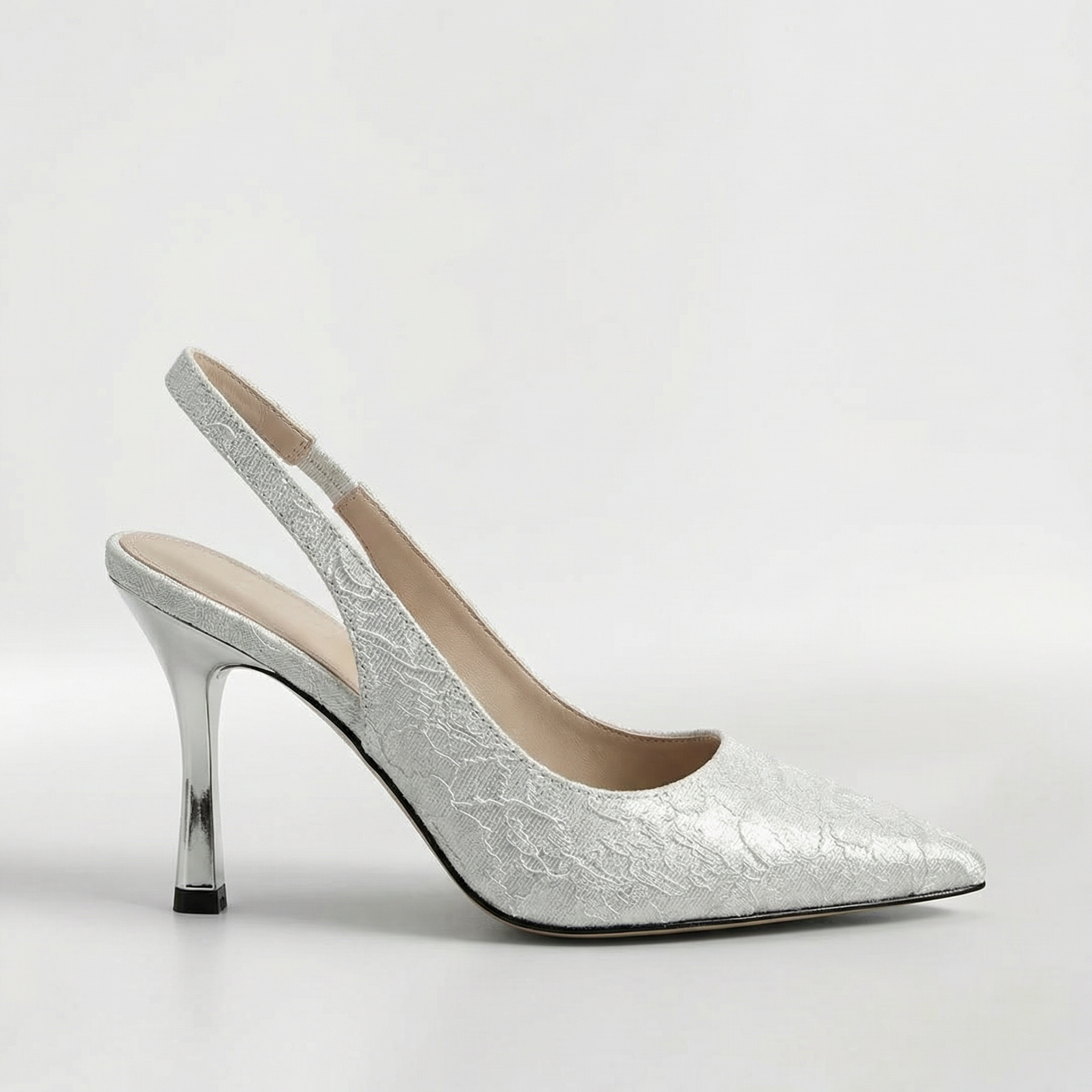 Sandali a Punta con Tacco da Donna – Eleganti Slingback Raffinati