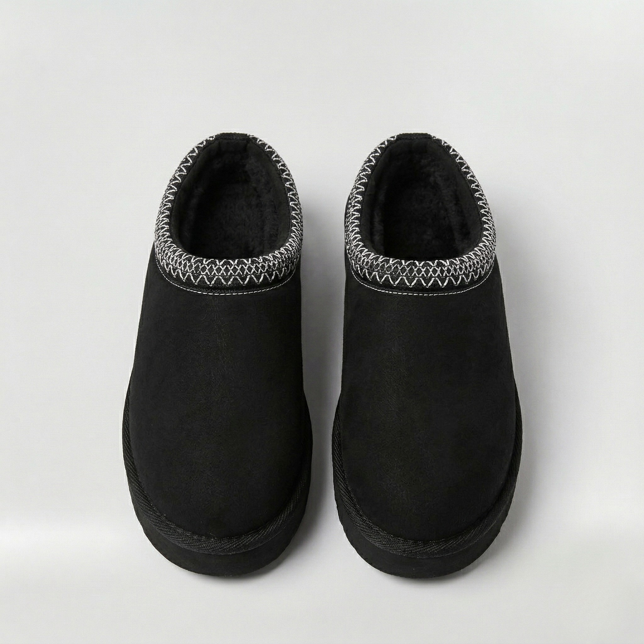 Chaussons d'hiver pour femme avec semelle plateforme, chaussures d'intérieur chaudes, style pantoufles décontractées