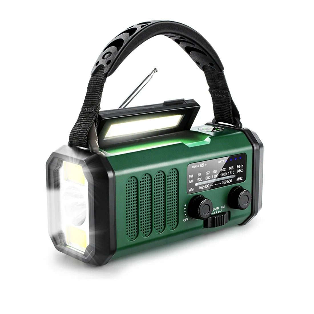 Radio di Emergenza con Ricarica Solare e USB