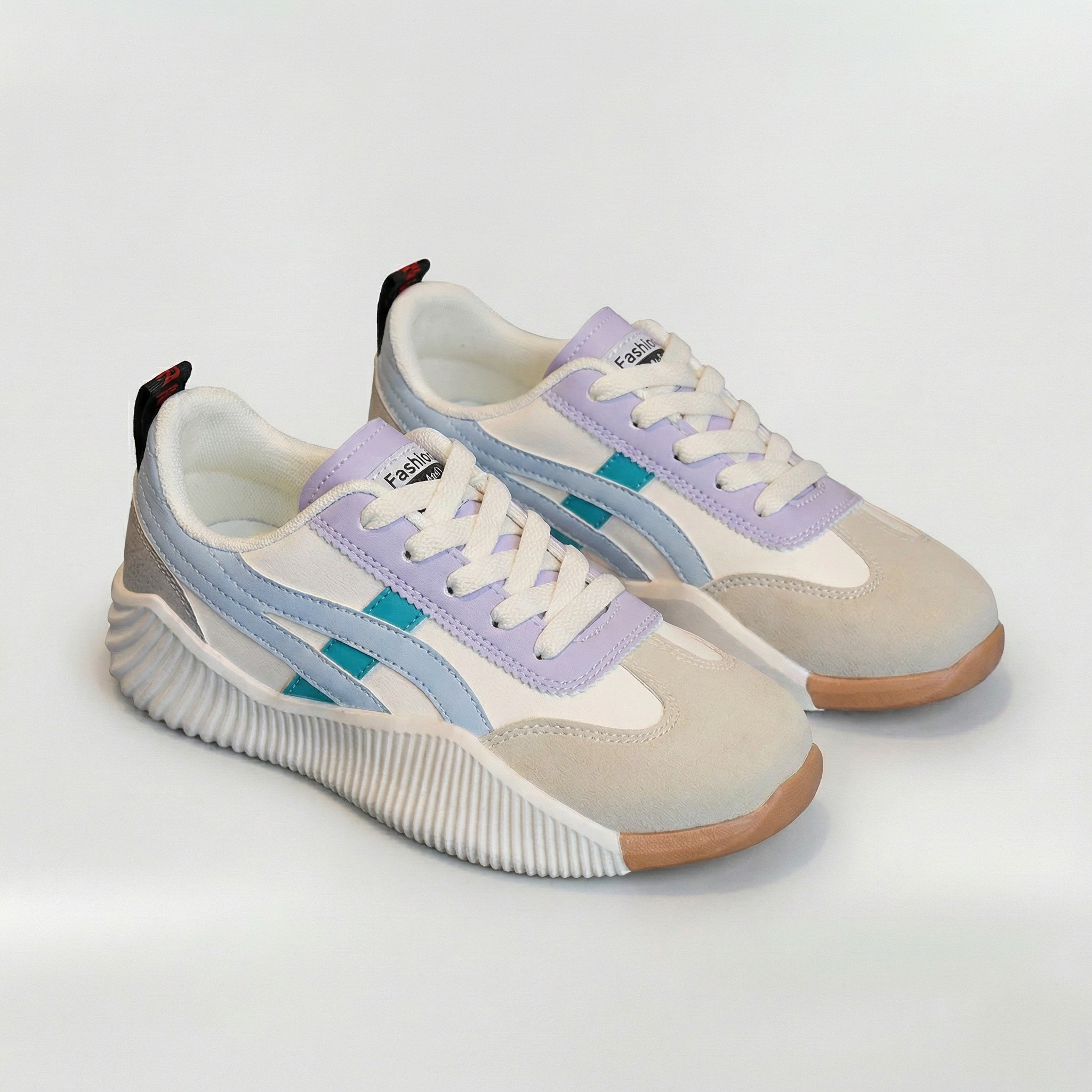 Sneakers Donna Casual con Lacci Scarpe Sportive Leggere per Tempo Libero e Passeggio