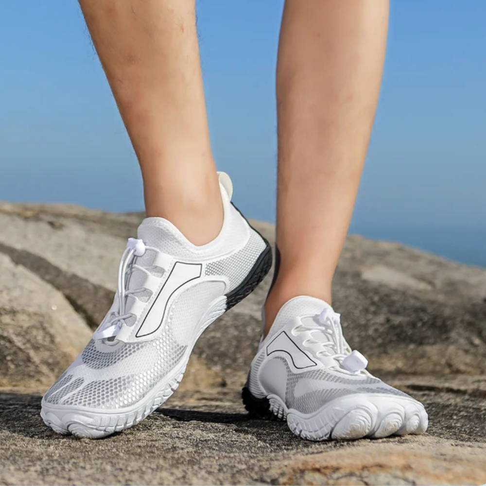 Pantofi Barefoot pentru bărbați, pentru mers, cu design minimalist și ușor.