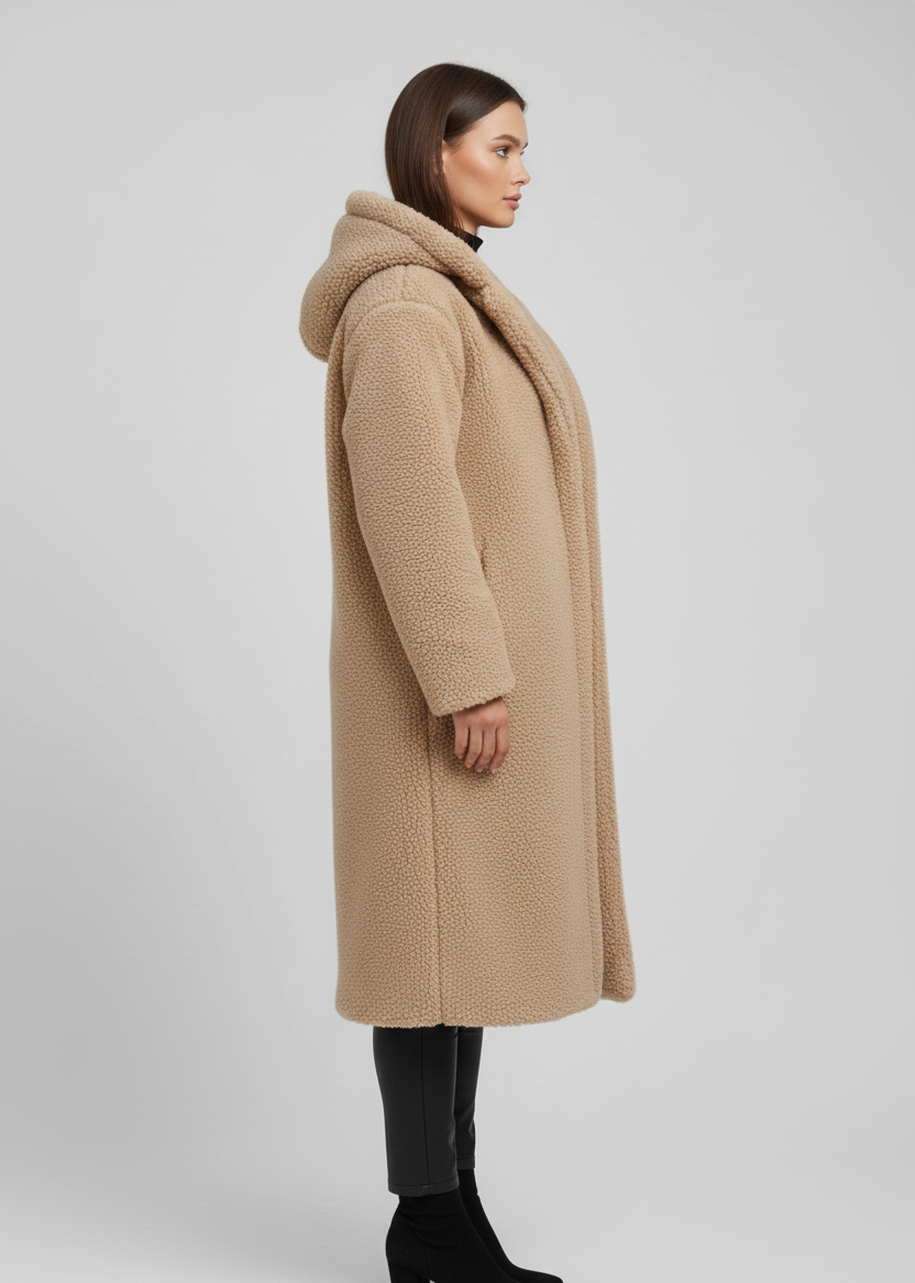 Valerios Fashion cappotto donna in pelliccia sintetica