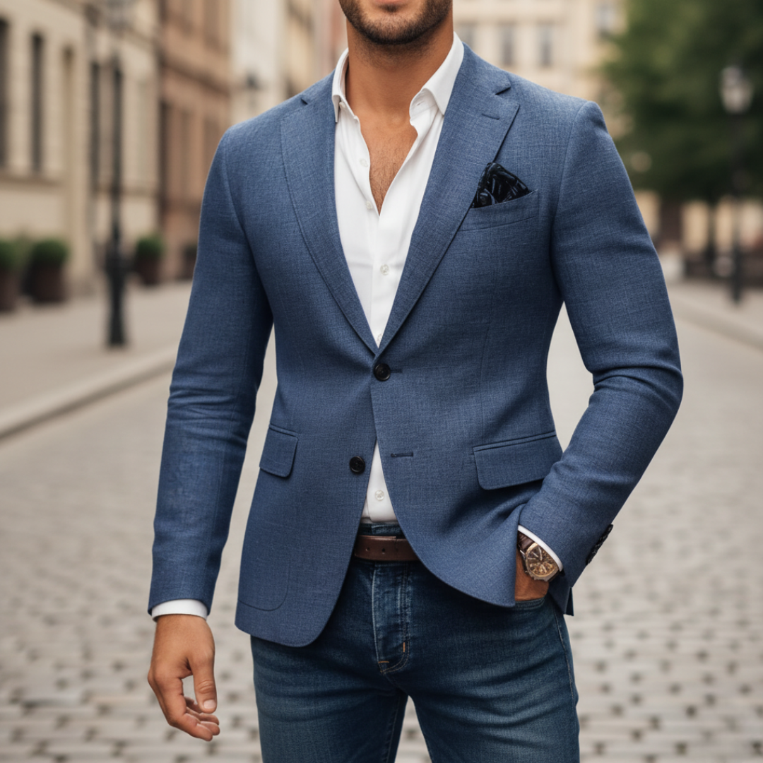 Elegáns férfi slim fit blézer