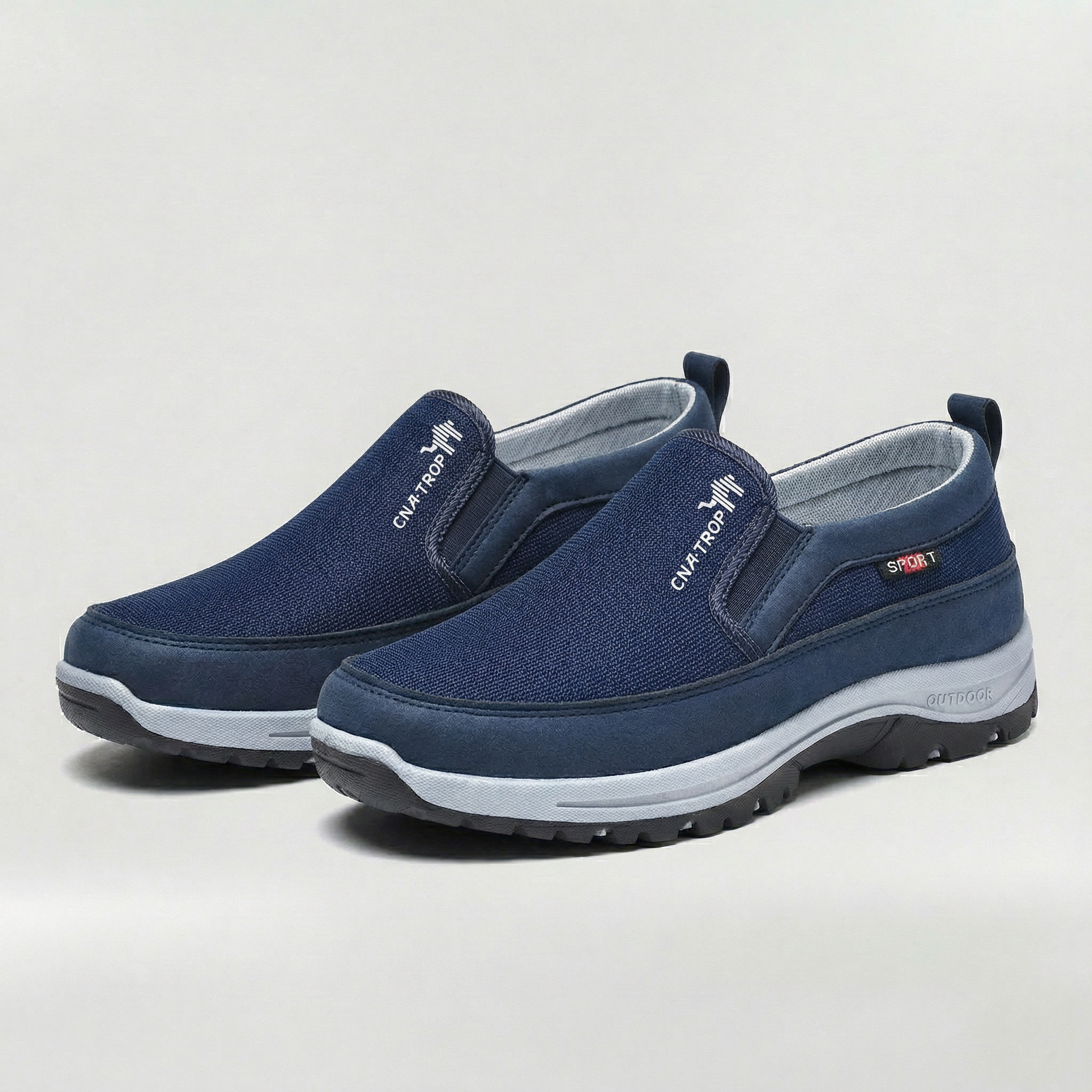 Ανδρικά Παπούτσια Slip On Casual από Διαπνέον Υφασμα με Αντιολισθητική Σόλα για Εξωτερικούς Χώρους