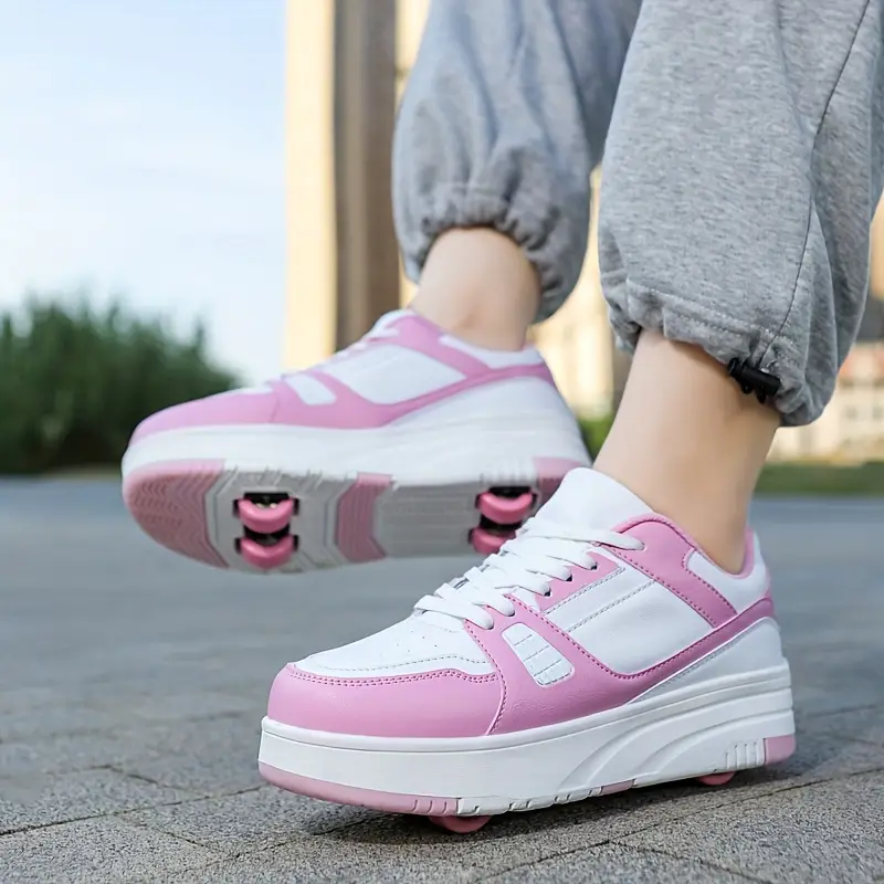 Γυναικεία sneakers με χοντρή σόλα και ρυθμιζόμενο κλείσιμο