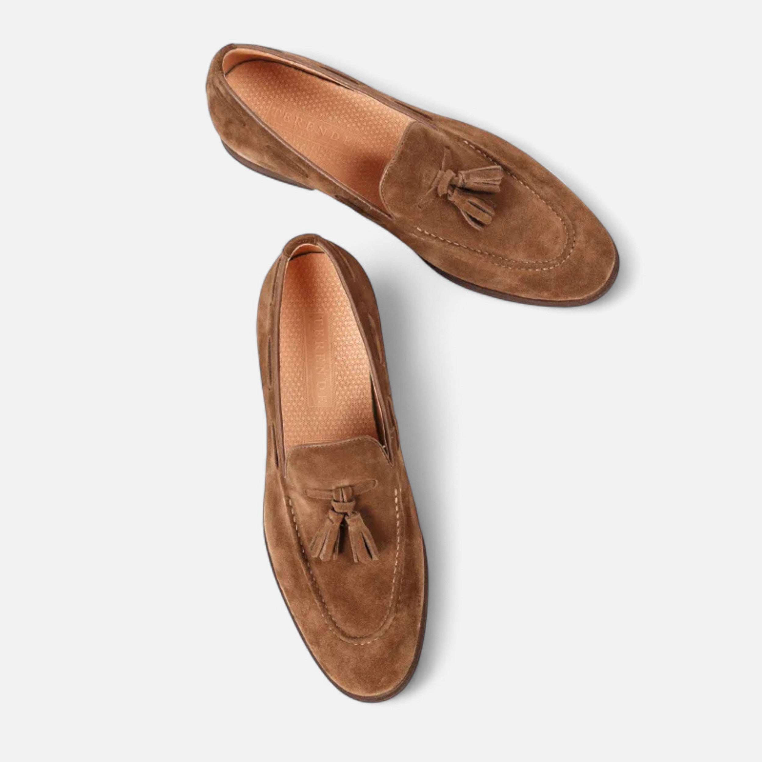 Men's Nubuck Leather Loafers | Classic British Style