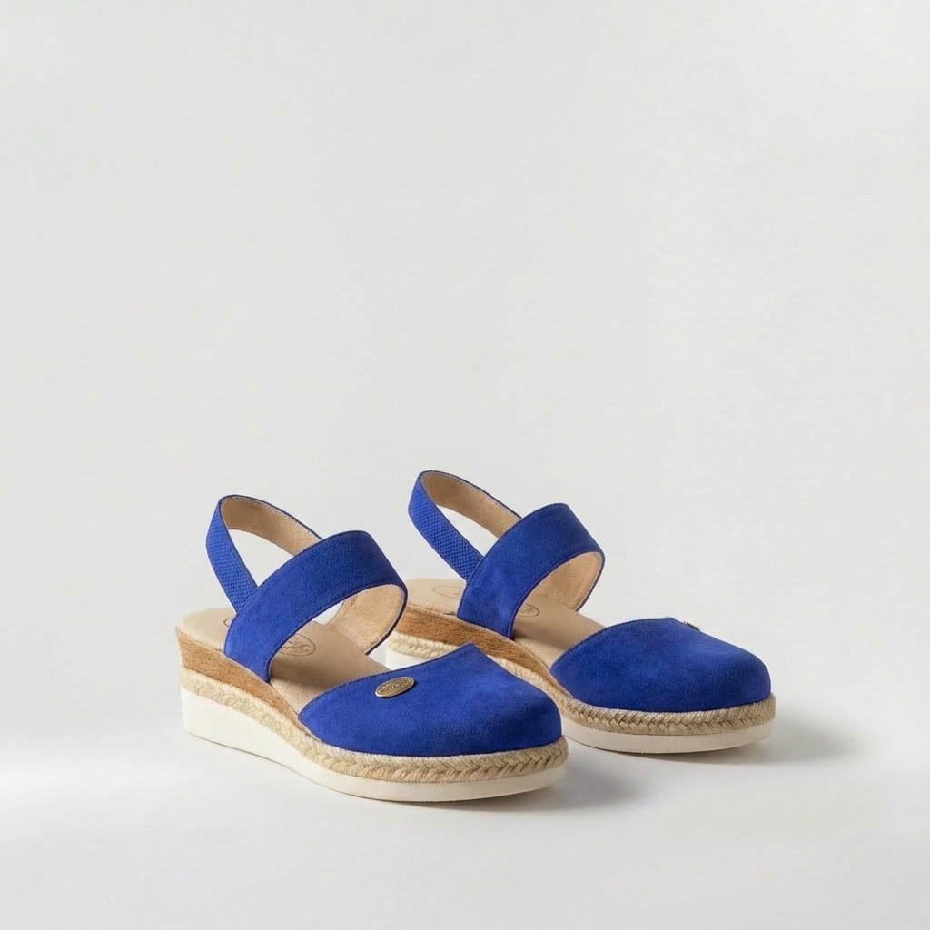 Γυναικεία πέδιλα espadrilles με λουράκι και πλατφόρμα σόλα για το καλοκαίρι
