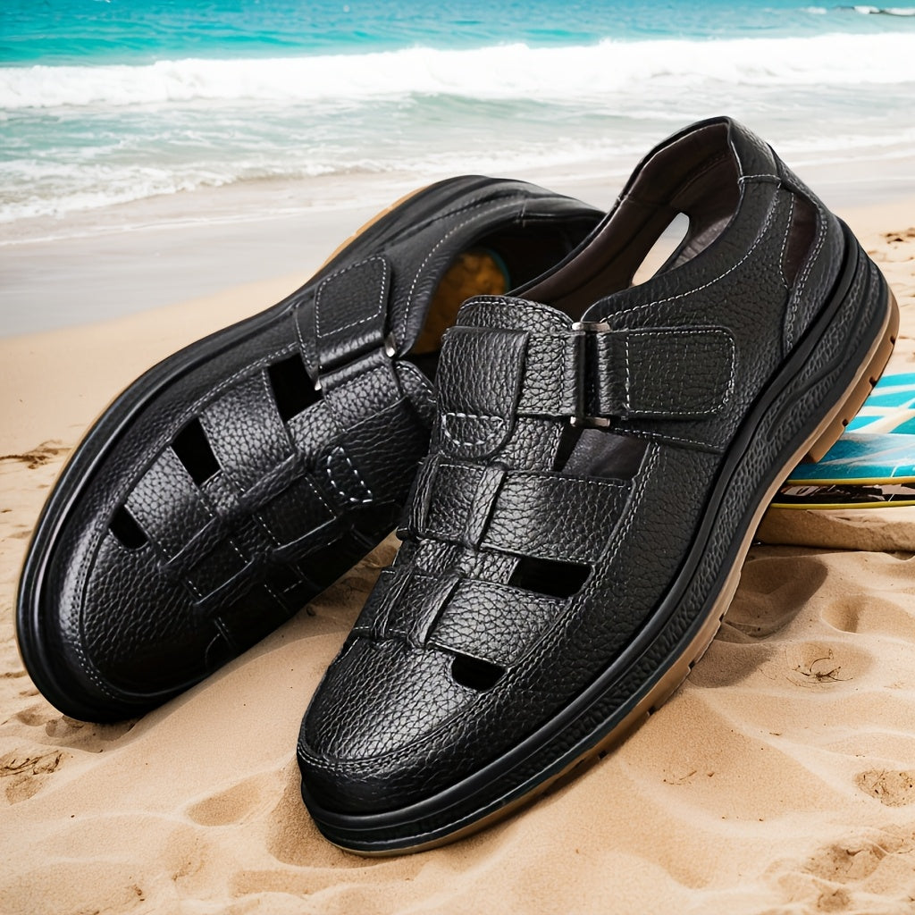 Men's leather fisherman sandals – Elegant and breathable