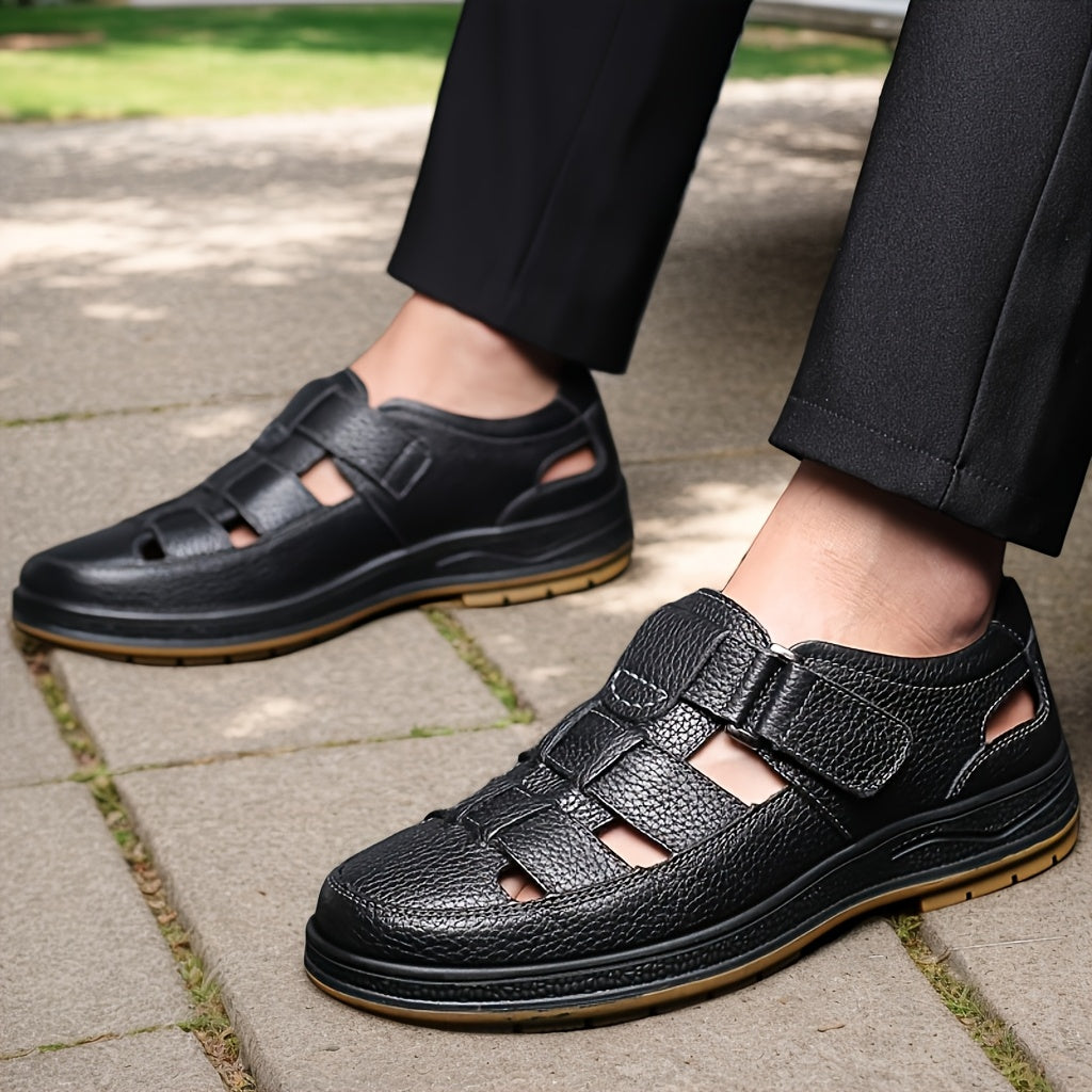 Men's leather fisherman sandals – Elegant and breathable