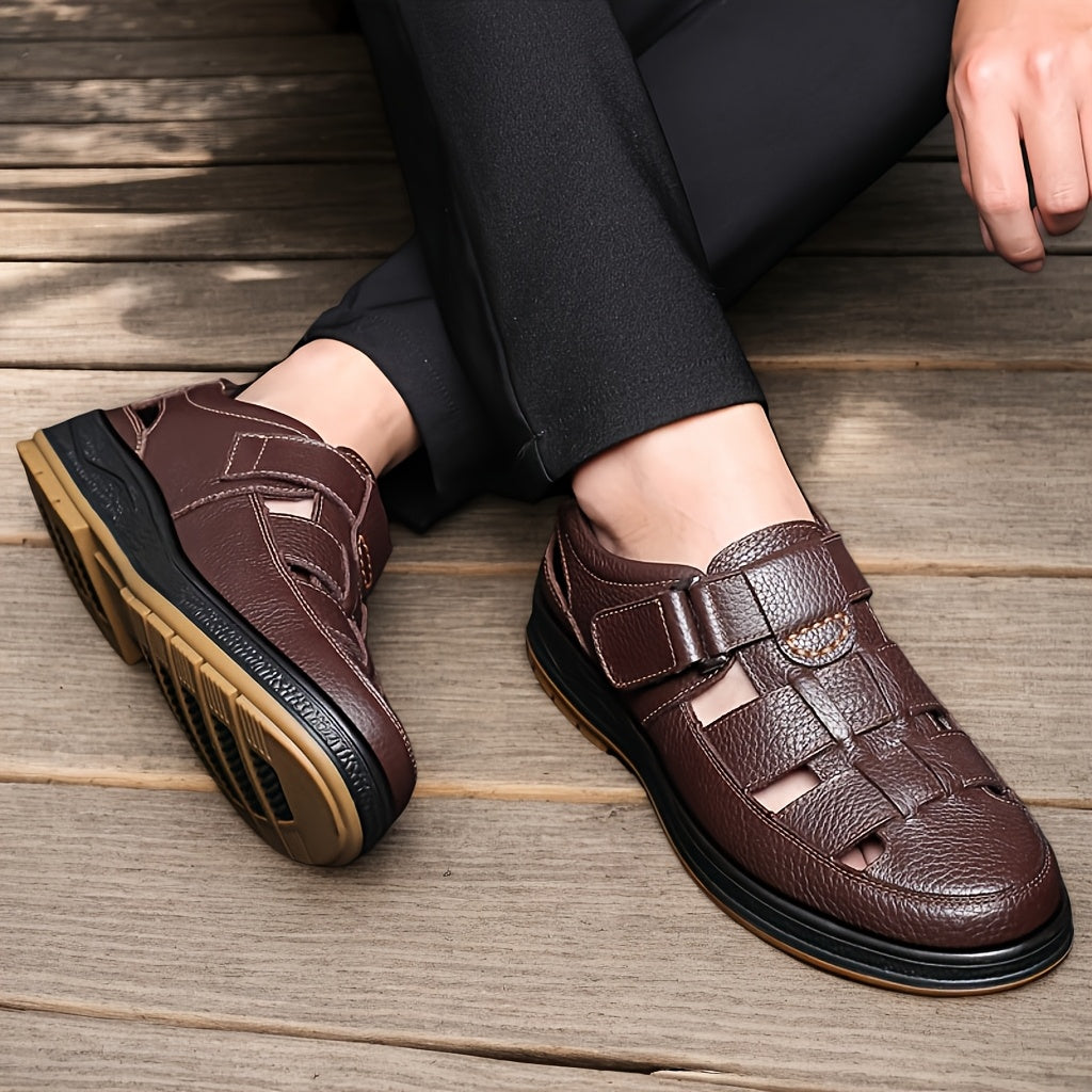Men's leather fisherman sandals – Elegant and breathable
