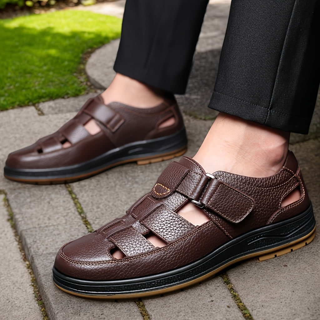 Men's leather fisherman sandals – Elegant and breathable