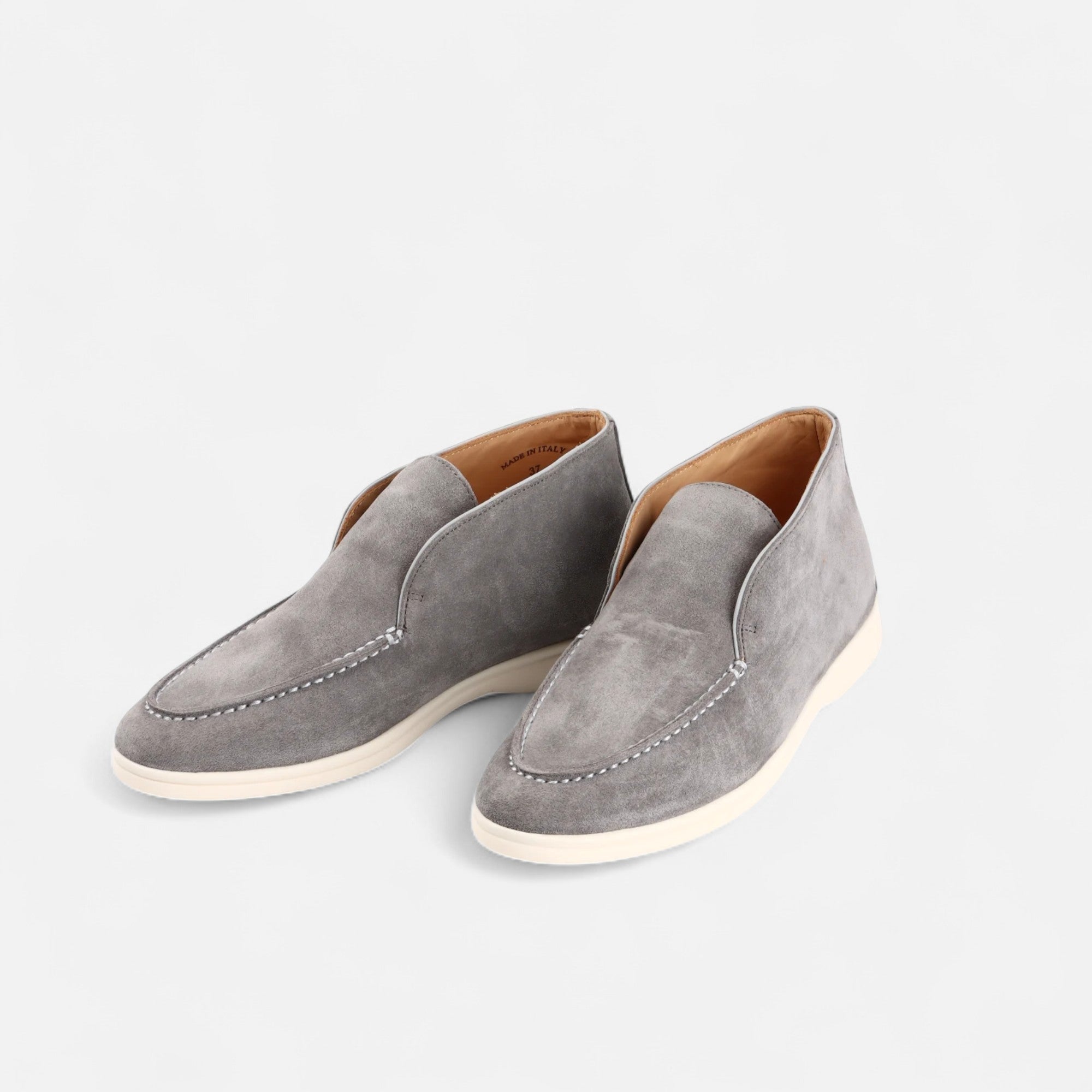 Men's Suede Mule Loafers - Heritage Camel