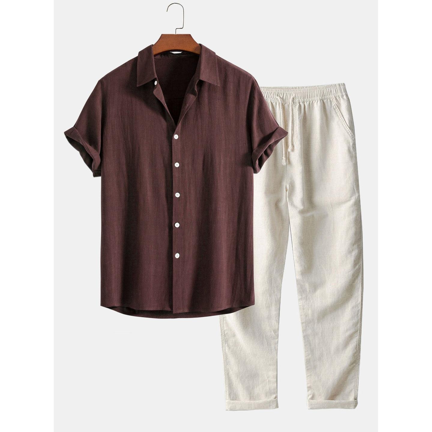 Mees™ elegantní lněný set