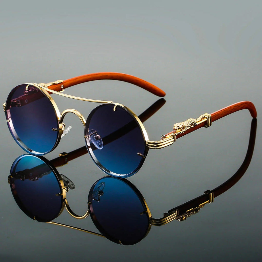 Lunettes de Soleil Vintage à Double Pont - Style Rétro et Protection Moderne