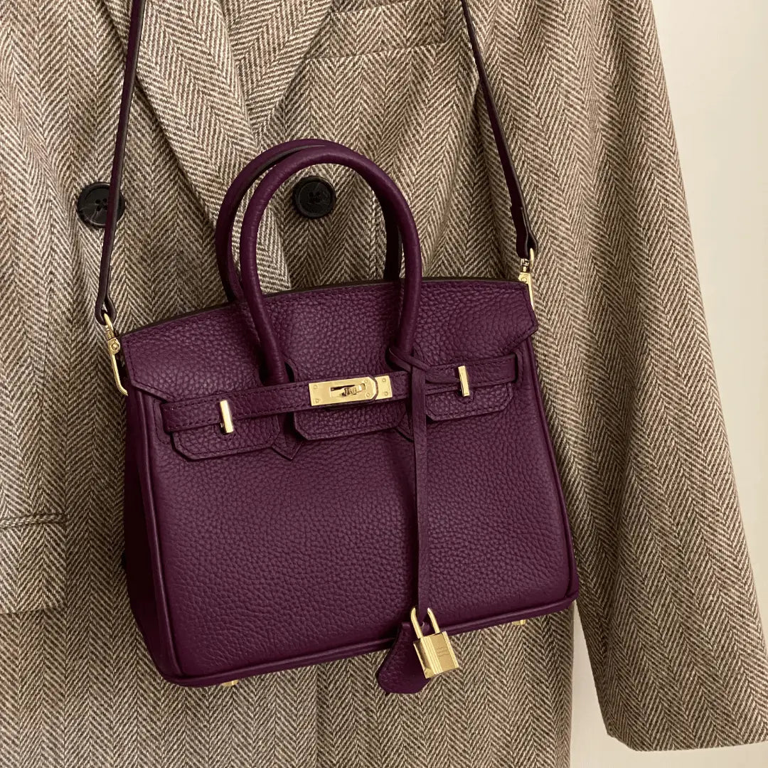 Borsa a mano di lusso in vera pelle da donna - Elegante e funzionale