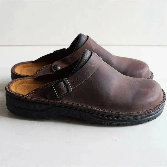 Joaquín | Ανδρικά Casual Clogs με Πλαϊνή Αγκράφα και Χοντρή Σόλα