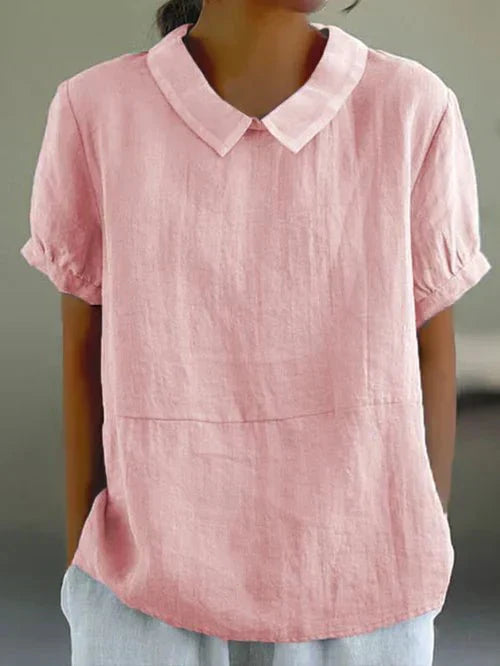 Kensington | Relaxed Fit Peter Pan Collar Blouse