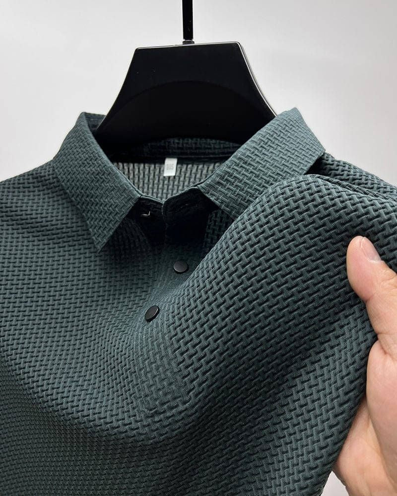 Elegantní letní hedvábná košile s luxusním úpletem