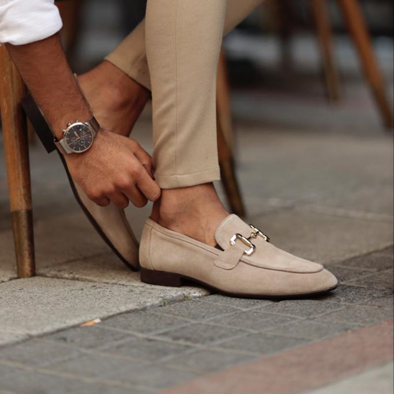 Men's Slip-On Loafers with Bit Detail