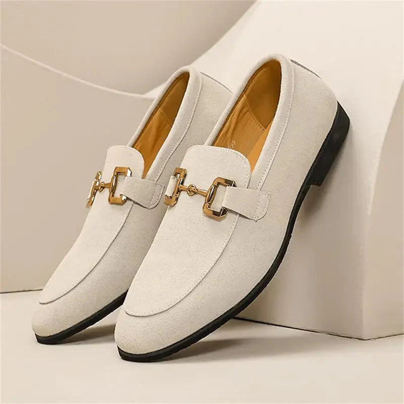 Men's Slip-On Loafers with Bit Detail