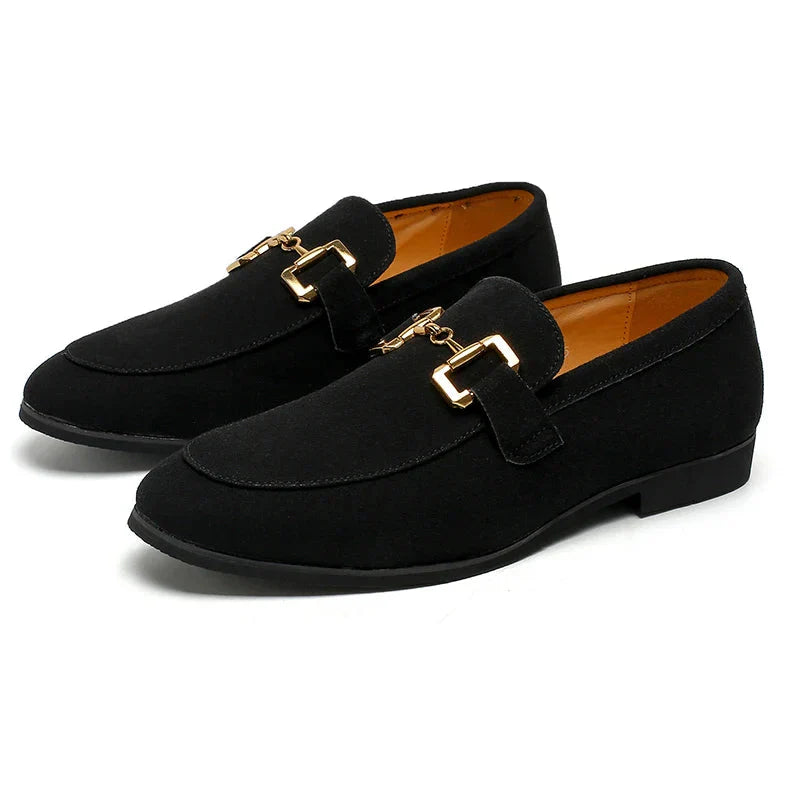 Men's Slip-On Loafers with Bit Detail