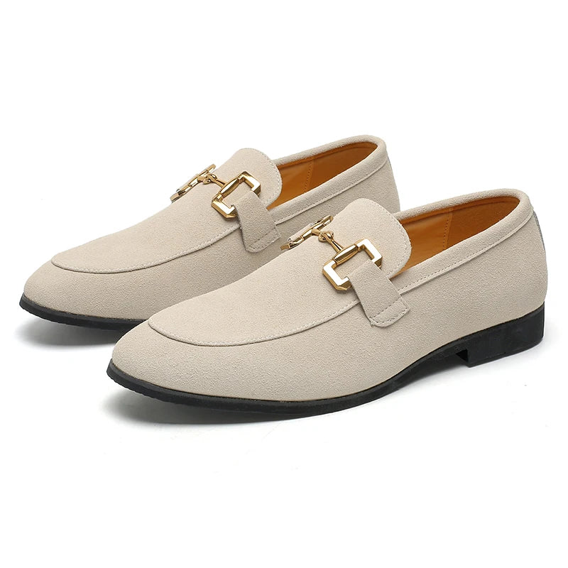 Men's Slip-On Loafers with Bit Detail