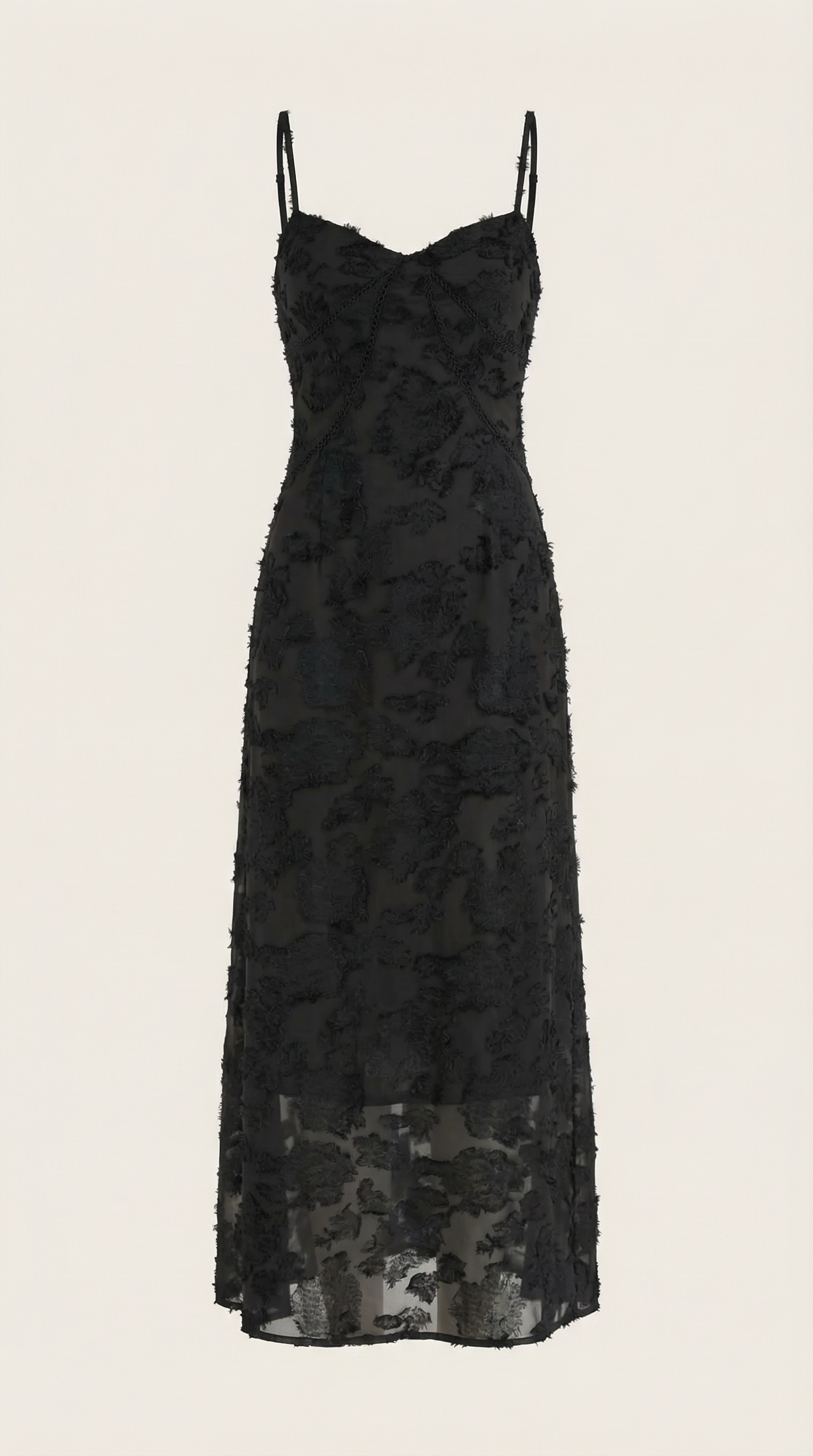 Arabelle Maxi Dress in Jacquard Fabric