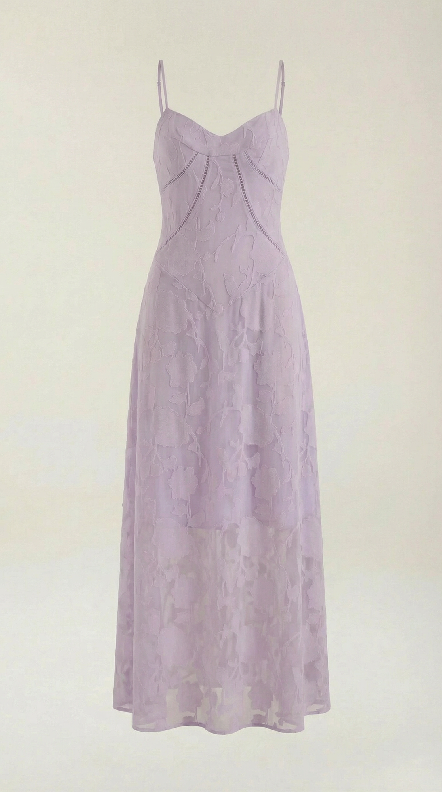 Arabelle Maxi Dress in Jacquard Fabric