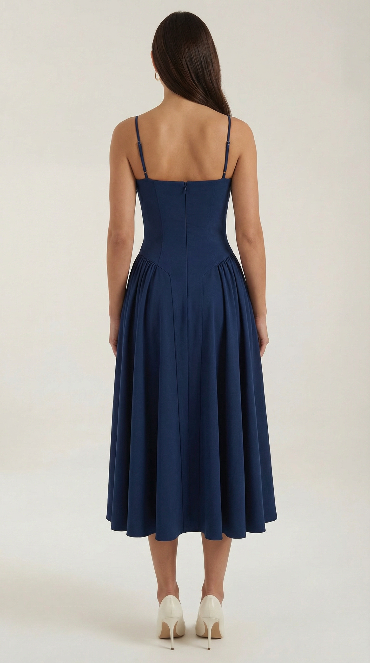 Odette Midi Dress with Bodice