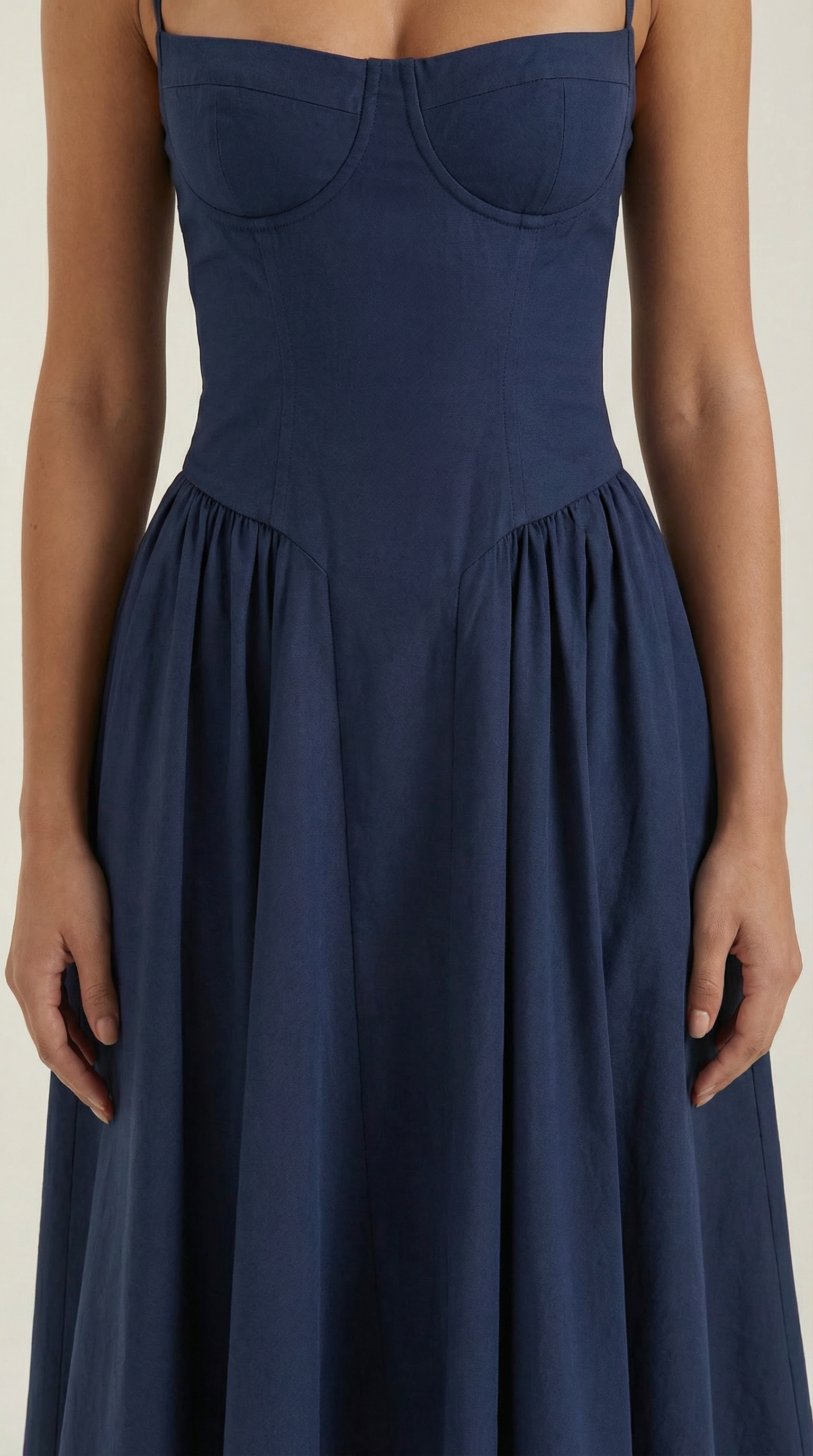 Odette Midi Dress with Bodice