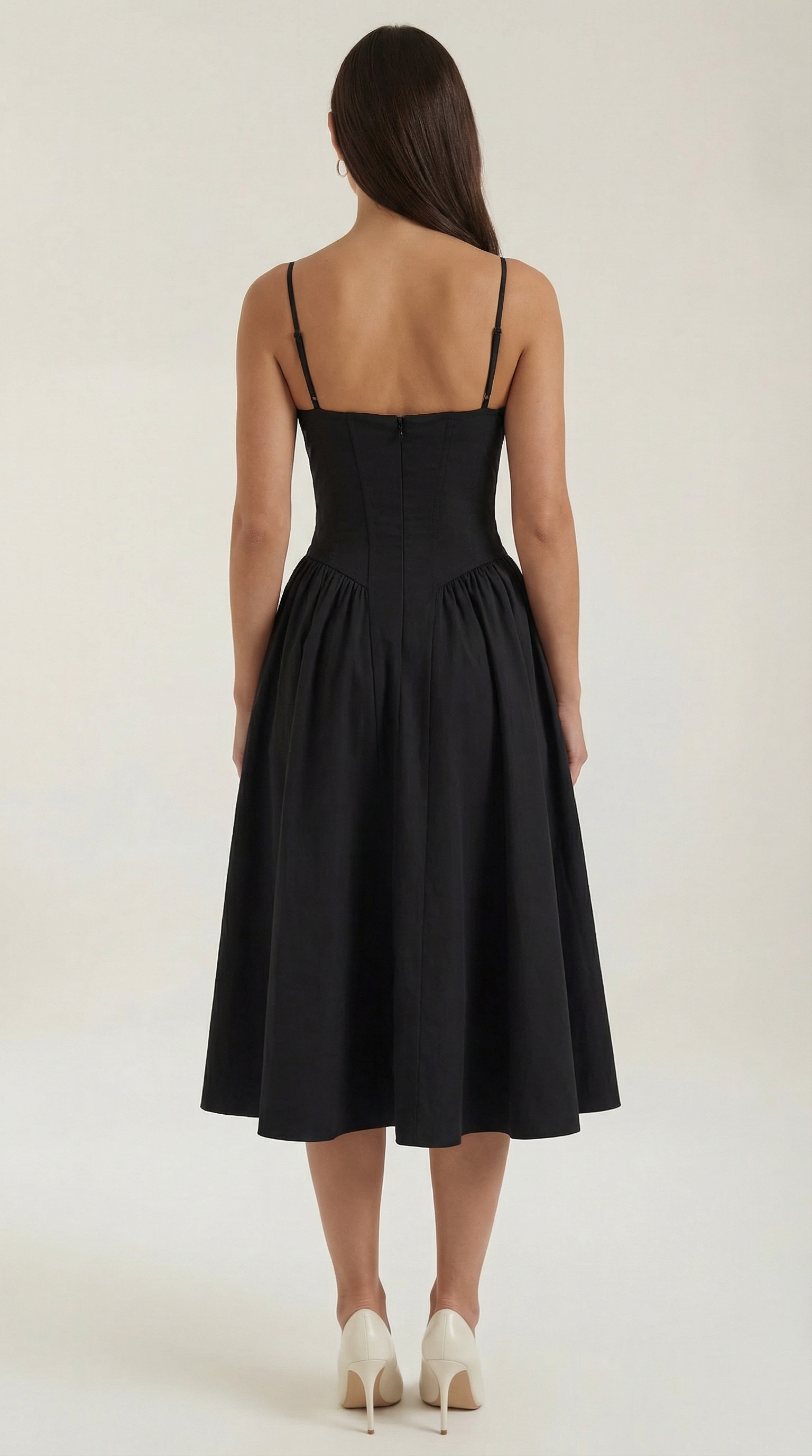 Odette Midi Dress with Bodice