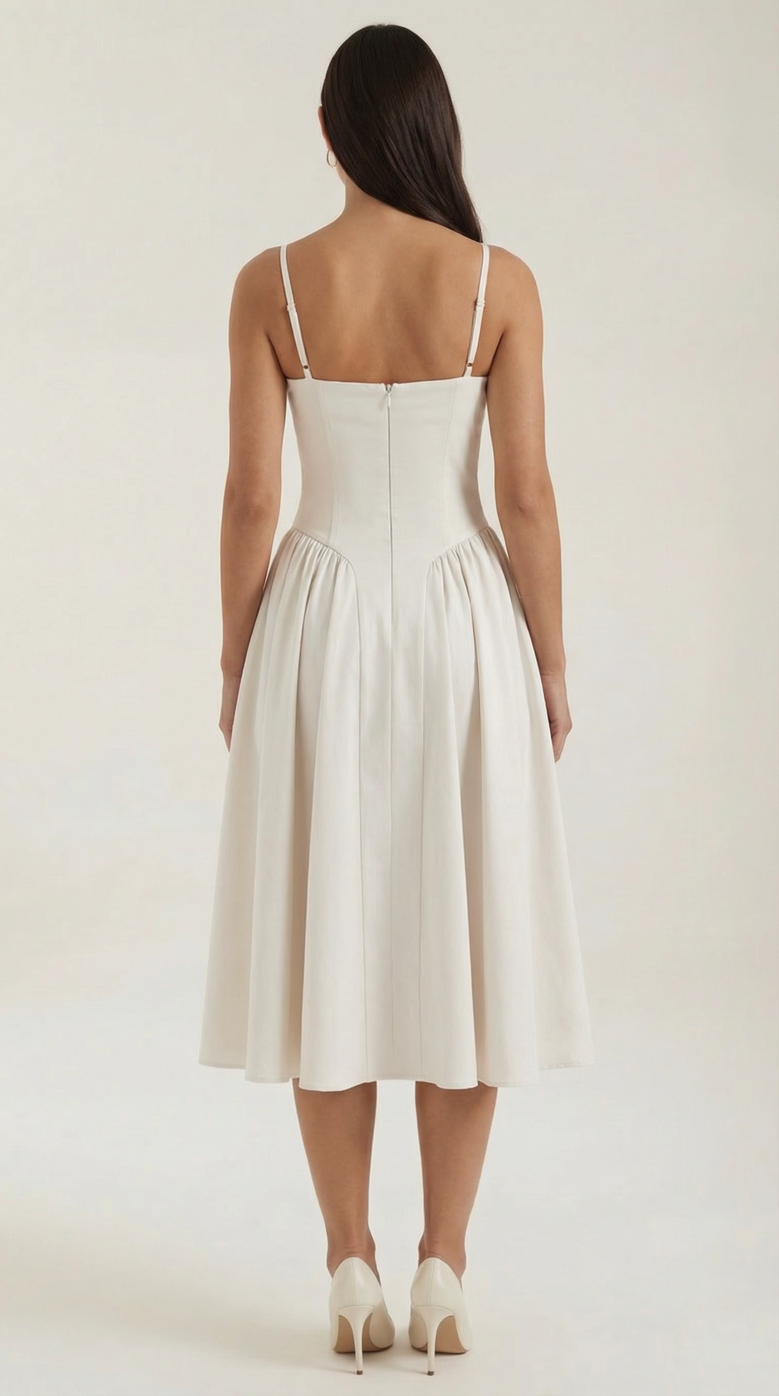 Odette Midi Dress with Bodice